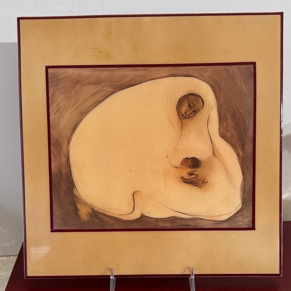 Rare Vintage Art Tile A.R.T. Co Mother And Child Navajo R.C. Gorman 1976
12 x 12 - Picture 1 of 4